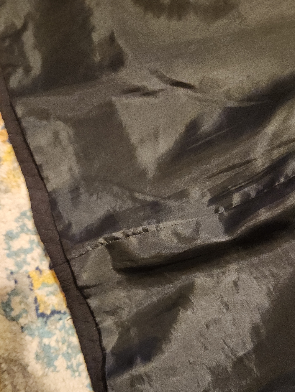 CAbi Black Panel Mini Skirt with Snap Detail - Picture 5 of 7